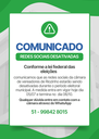 📢 Aviso Importante: Redes Sociais Desativadas Durante o Período Eleitoral Municipal